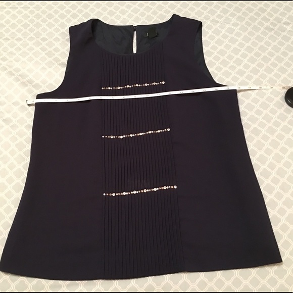 J. Crew Tops - J Crew sleeveless navy top